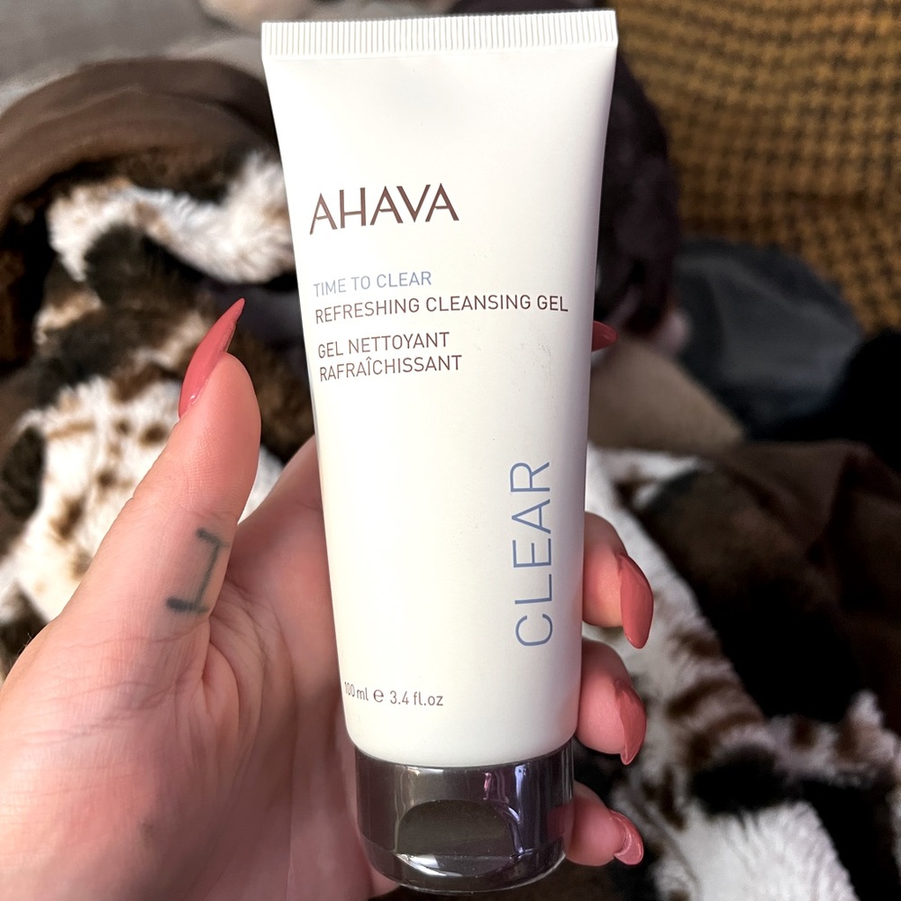 Ahava Time to Clean Clear Refreshing Cleansing Oil Skincare 100 ml, 3.4 oz